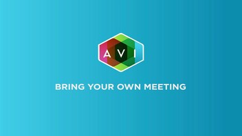 Bring Your Own Meeting and FORTÉ logo on blue background