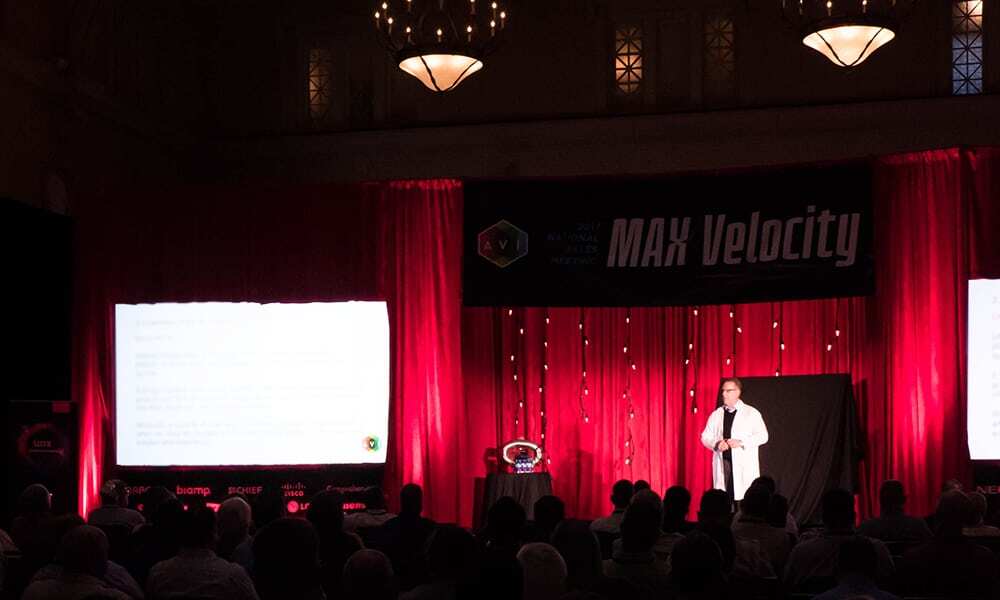 CTO Brad Sousa addressed the audience in the Great Hall, covering the developing Unified Collaboration practice at FORTÉ. 