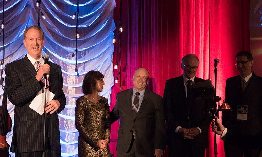 During the final night of the National Sales, Jeff Stoebner and Don Mastro presented awards to sales staff and manufacturer partners, recognizing them for varying achievements.