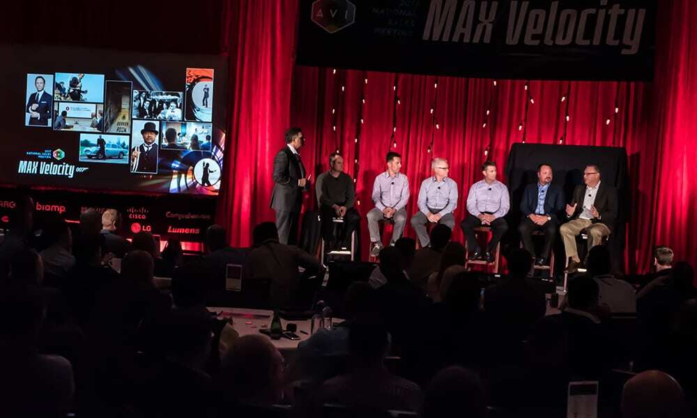 Don Mastro led a panel discussion with FORTÉ sales staff, who have undertaken notable projects for the company.